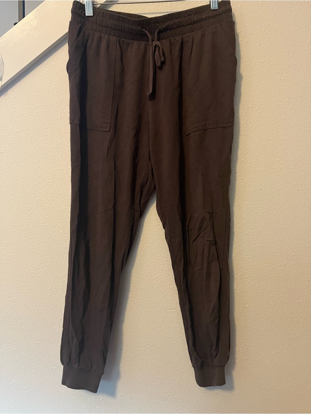 Splendid Women’s Dark Brown Drawstring Joggers